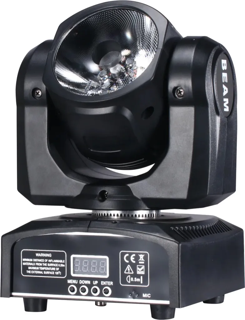 Éclairage pour Mariage et Concert Lyre LED 60W à Tête Rotative EU