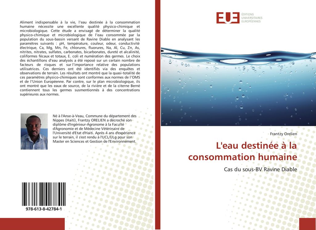 L'eau destinée à la consommation humaine