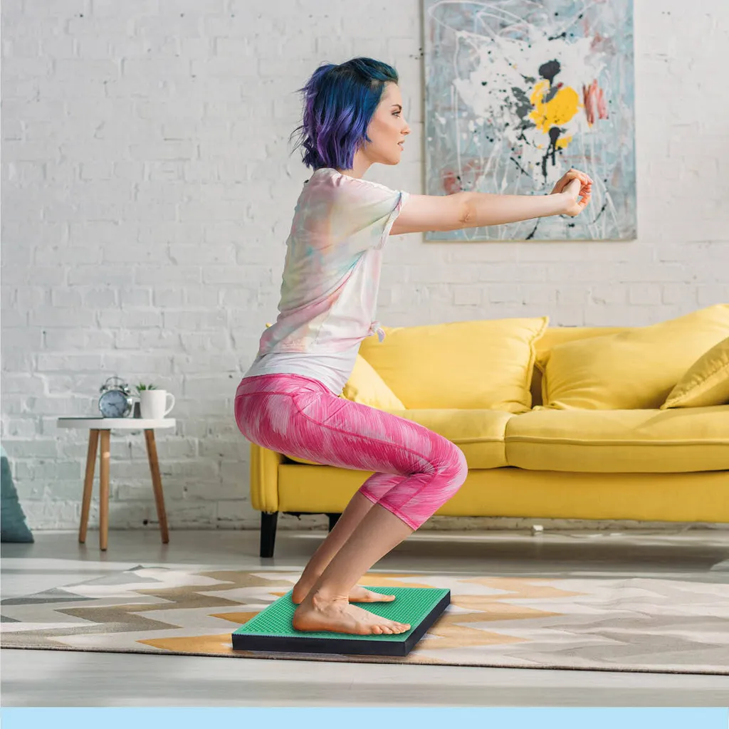 Coussin d'assise active pour mal de dos et exercices d'équilibre gym