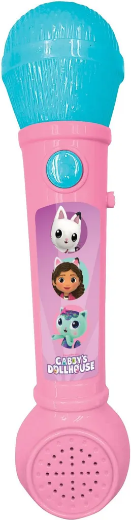 Microfono Luminoso Gabby's Dollhouse per Bambini - Karaoke Giocattolo
