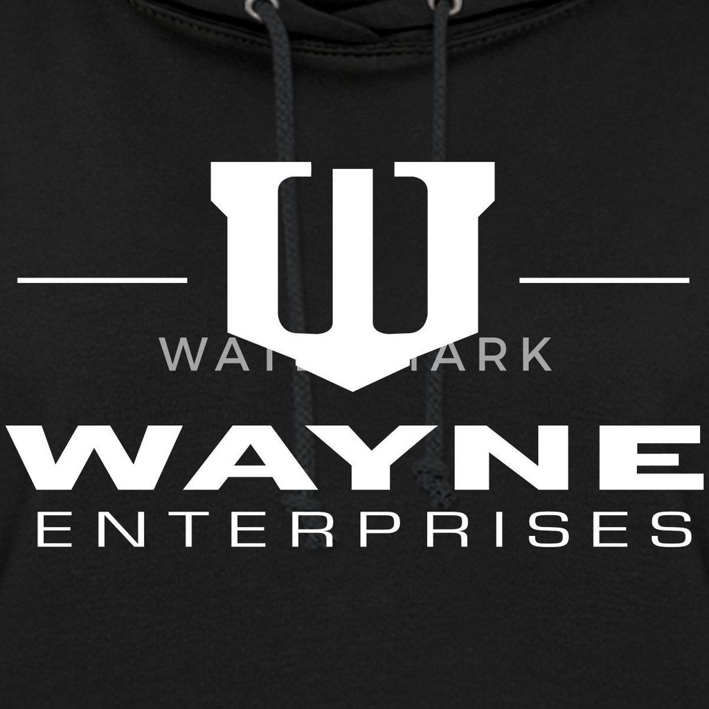 Spreadshirt Batman Wayne Enterprises Damen Hoodie, M, Schwarz
