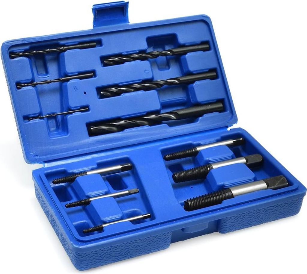 Hss Schrauben Ausdreher Set Mit 6 Links- Und 6 Reibahlen – Profi Werkzeug Für Abgebrochene Schrauben In Verschiedenen Größen
