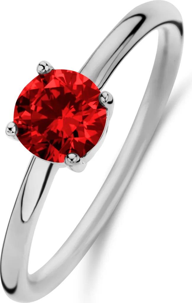 Diamonique QVC Anello in argento sterling con zirconi cubici arancioni Taglia UK: S - Italia