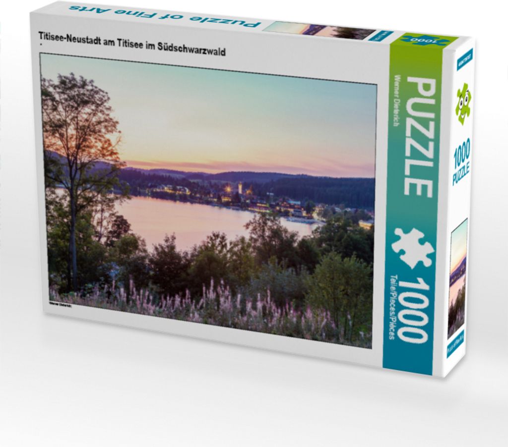CALVENDO Puzzle Titisee-Neustadt am Titisee im Südschwarzwald 1000 Teile Puzzle quer | 1000 Teile Lege-Größe 64x48cm Foto-Puzzle für glücklich...