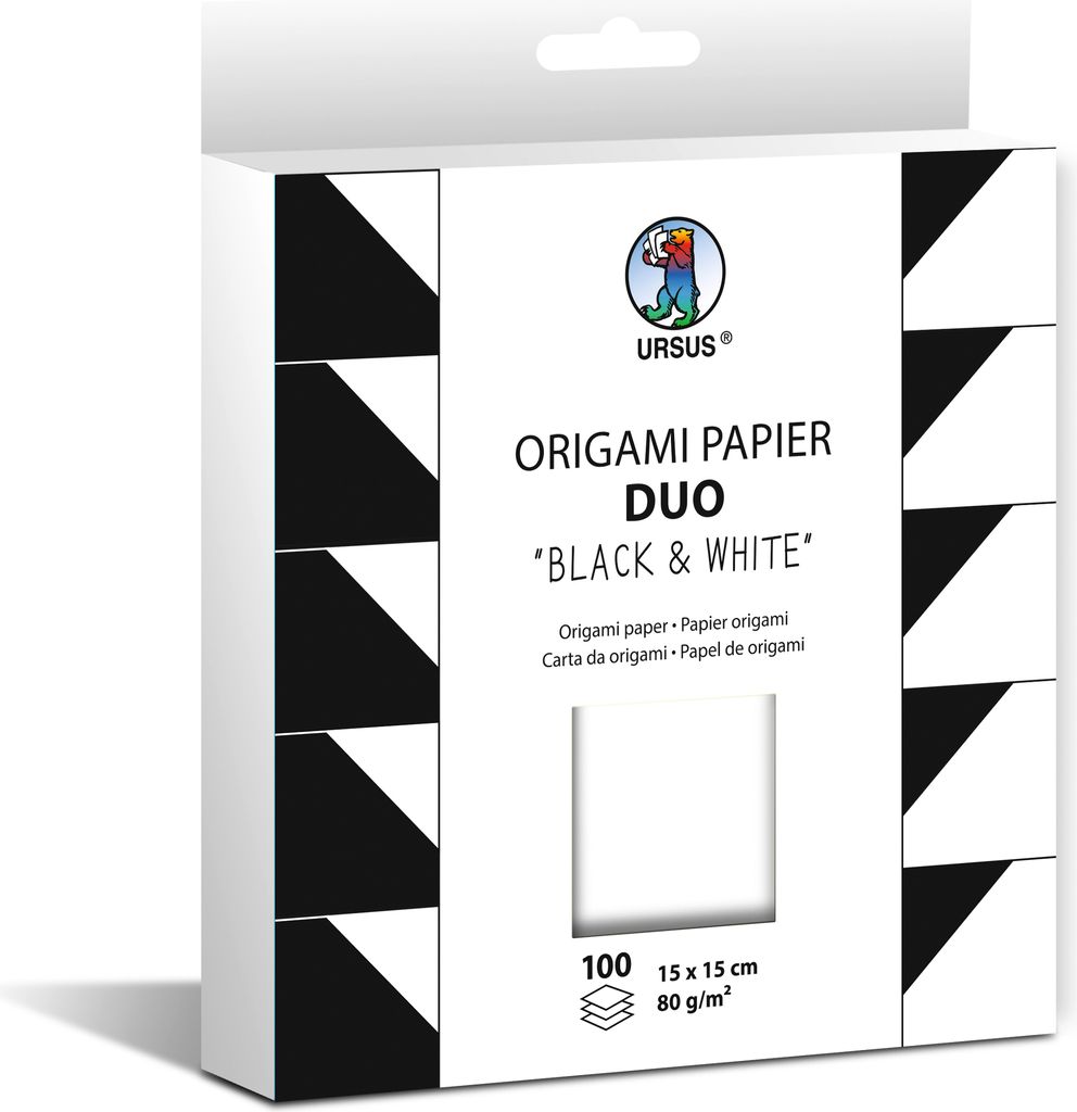 URSUS 2290 55 99F, Papier, Schwarz, Weiß, 80 g/m², 150 mm, Produktbild 