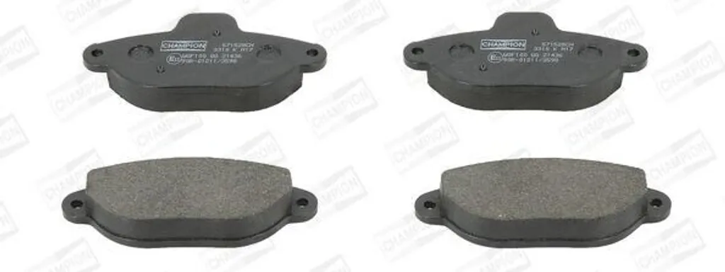 Plaquettes de frein Champion 571528CH : freinage sûr pour Panda et Punto