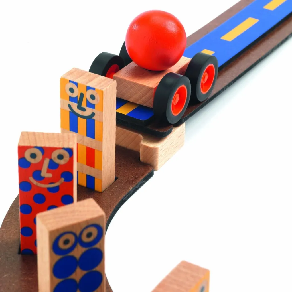 Jeu de construction bois Zig & Go Junior - Action Réaction pour Enfant