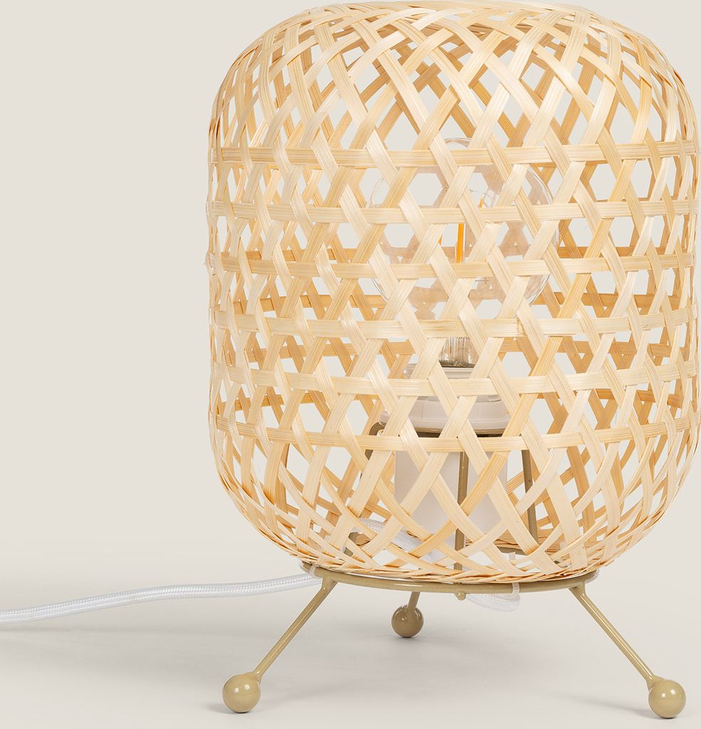 Tischlampe Bambus Chia Natürlich