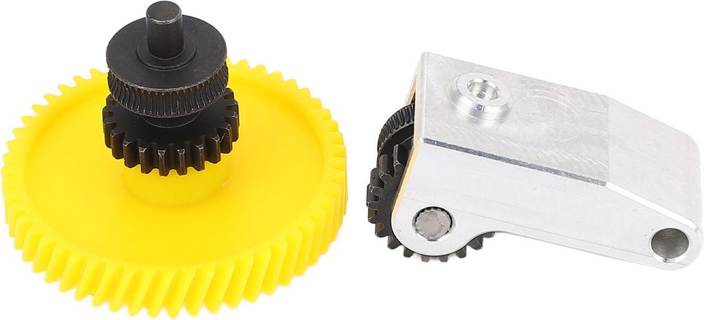 Extruder-Zahnrad-Griff-Kit für 3D-Drucker, Stirnradantrieb, Zuführungsbaugruppe, Werkzeugstahl, CNC-gefräste Aluminiumlegierung für Bambu Lab X...