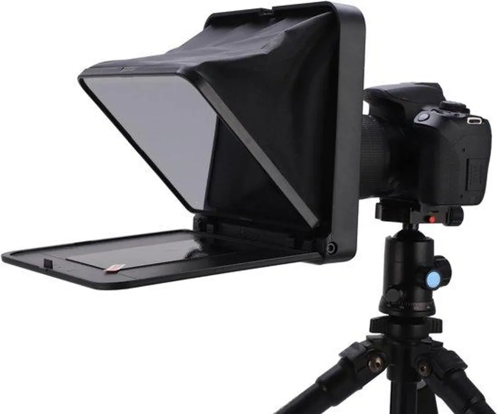 Téléprompteur avec contrôle Bluetooth et kit de bagues pour caméras DSLR