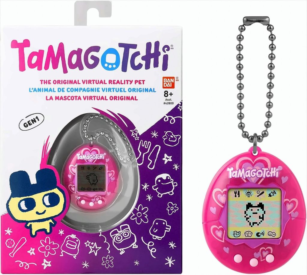 Original Tamagotchi Pochitchi Comic Book Style