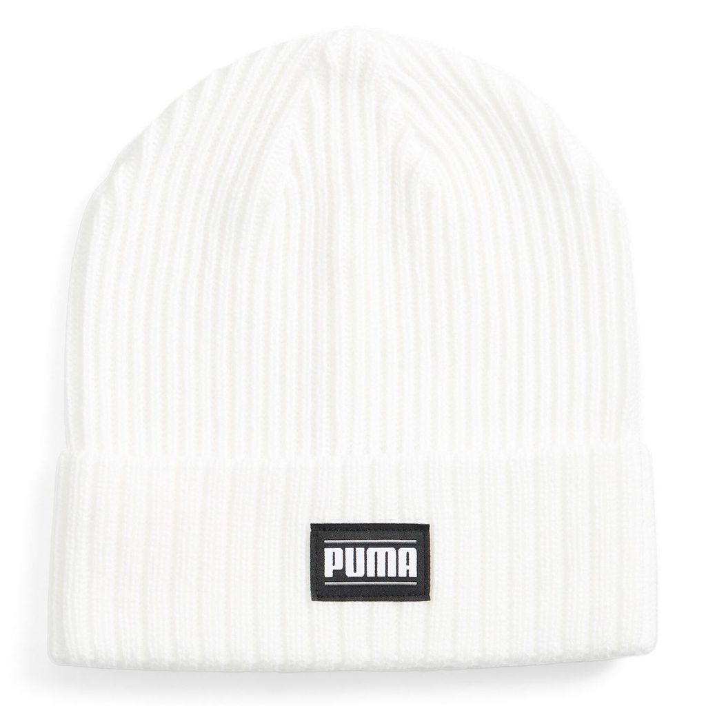 PUMA Mütze Ribbed Classic Cuff Beanie Warm White creme