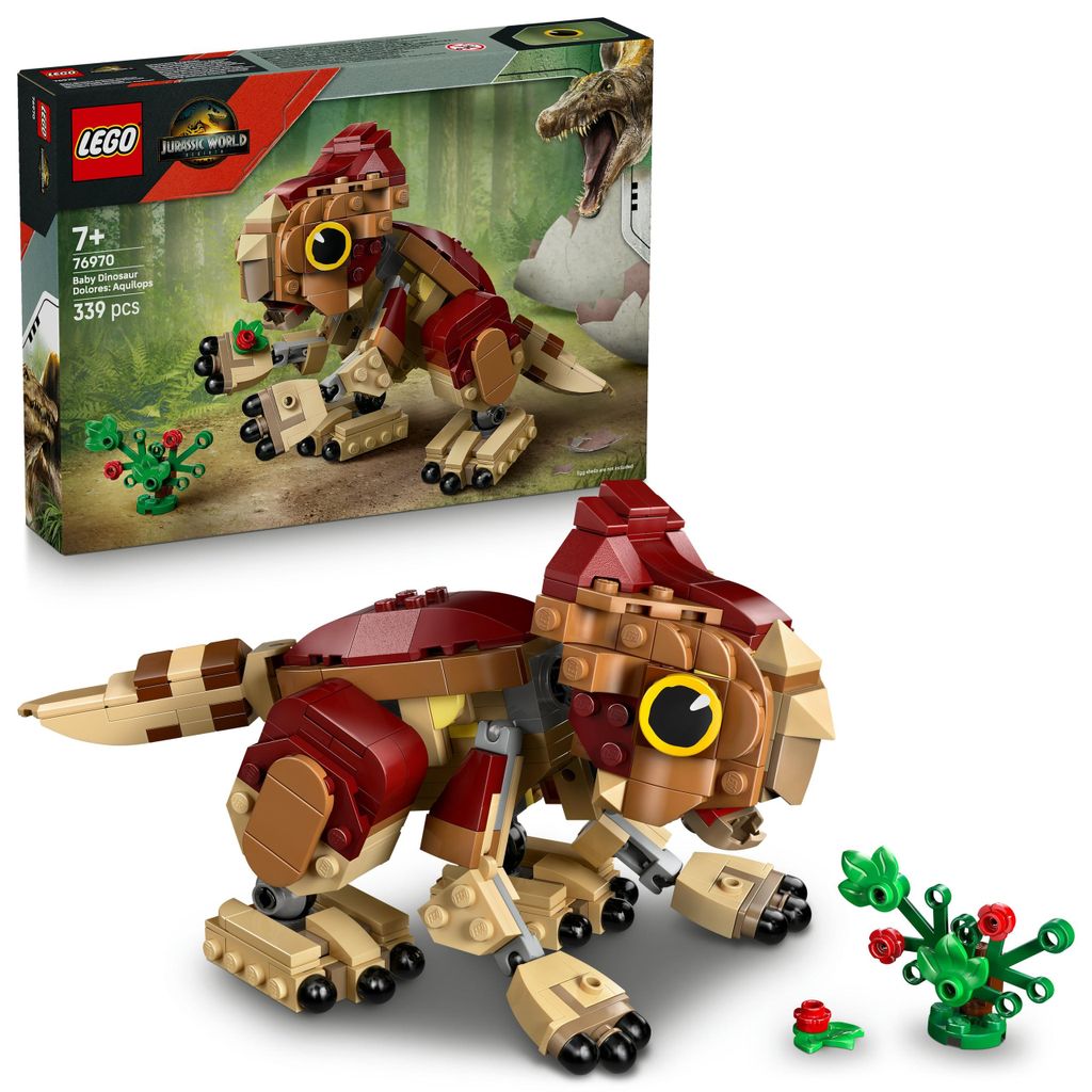 LEGO Jurassic World Baby-dinosaurus Dolores: Aquilops – Productafbeelding 