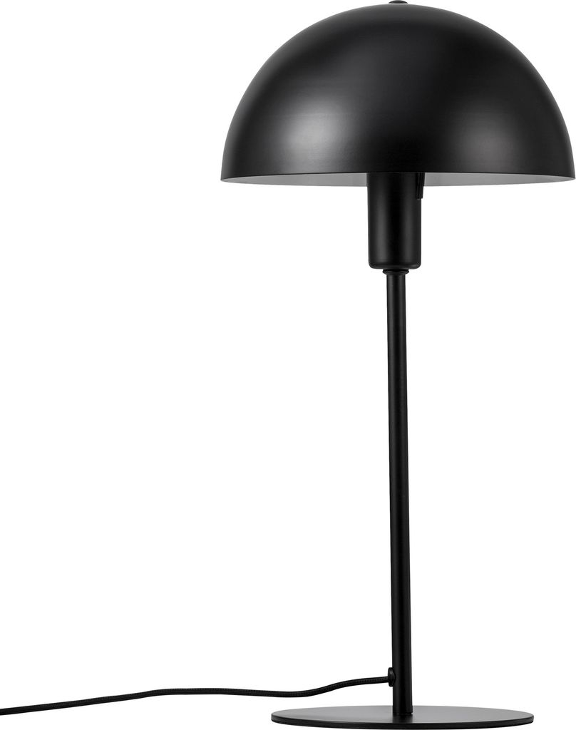Nordlux Tischleuchte / Nachttischlampe Ellen, schwarz, Metall, 40,5 cm, LED geeignet