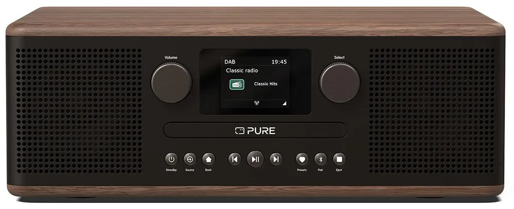 Lecteur CD et Radio DAB+ Classic C-D6 sans Grésillements Bluetooth et Bois