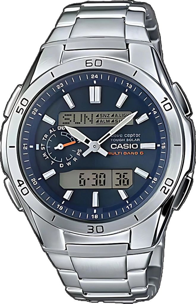 Pánske hodinky Casio WVA-M650D-2AER strieborné Obrázok produktu 
