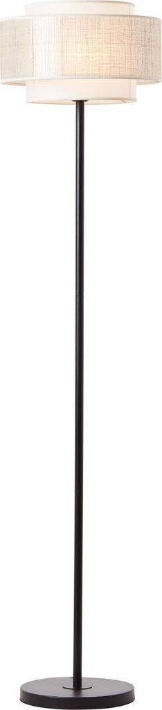 Brilliant Odar Standleuchte, 1-flammig E27 Schwarz Beige 93134/09