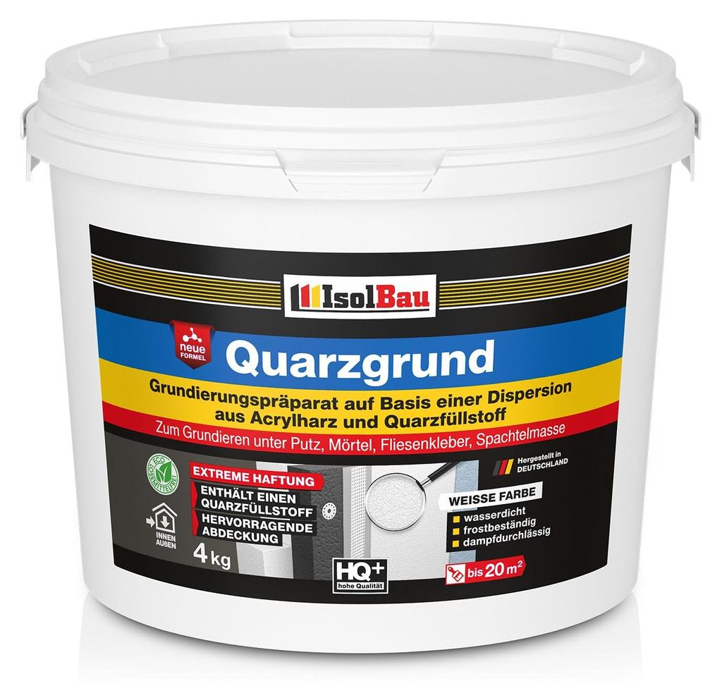 Isolbau Quarzgrund - 4 kg Grundierung für Beton & Holz, Produktbild 