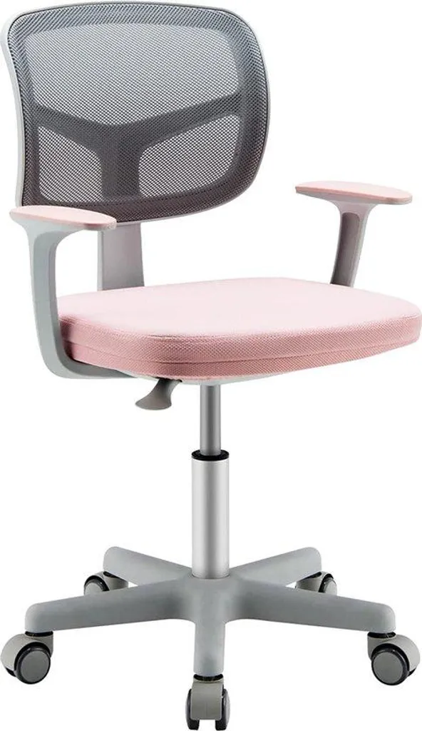 Chaise d'ordinateur pour enfants ergonomique pivotante 360° rouge vif
