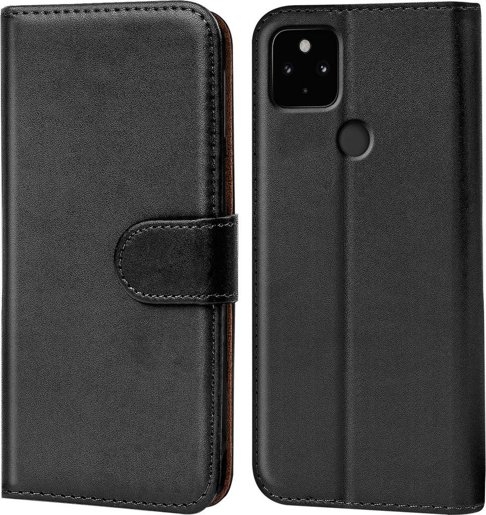 Book Case für Google Pixel 4a 5G Hülle Flip Cover Handy Tasche Schutz Hülle Etui