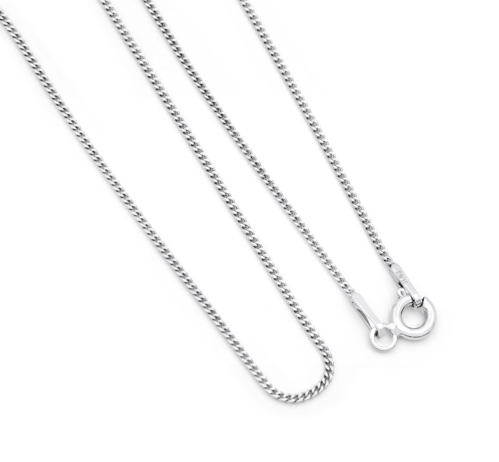 Panzerkette Aus 925 Sterling Silber Rosé-vergoldet – Wählbare Länge 36–60 Cm, 1,0 Mm Breit