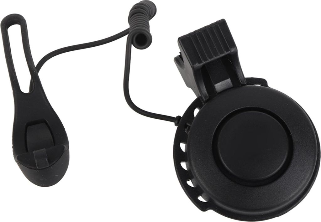 Alomejor Elektrische Fahrradklingel 120dB Radfahren USB Wiederaufladbare wasserdichte Fahrrad Glocke f1r Mountain Road Bike Schwarz