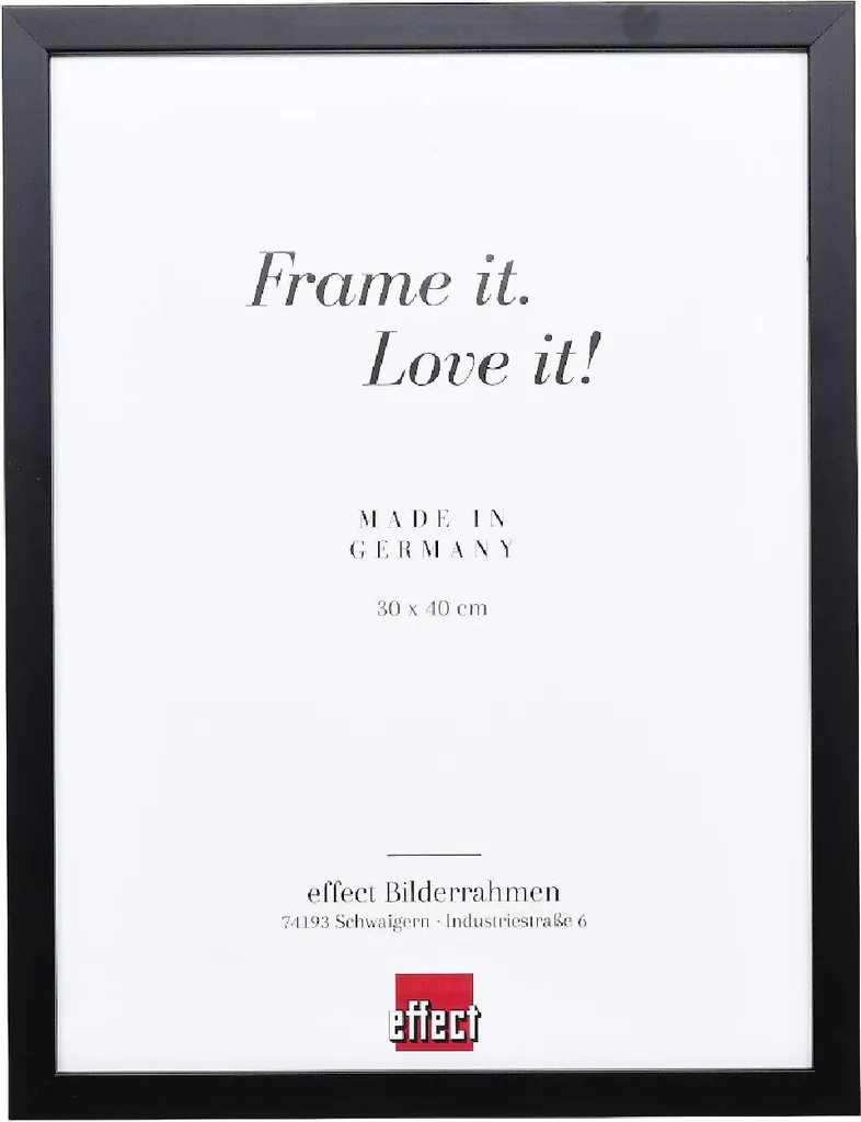 Specchi da Parete Legno Nero 28x35 Profilo 58 | Qualità Italiana Online