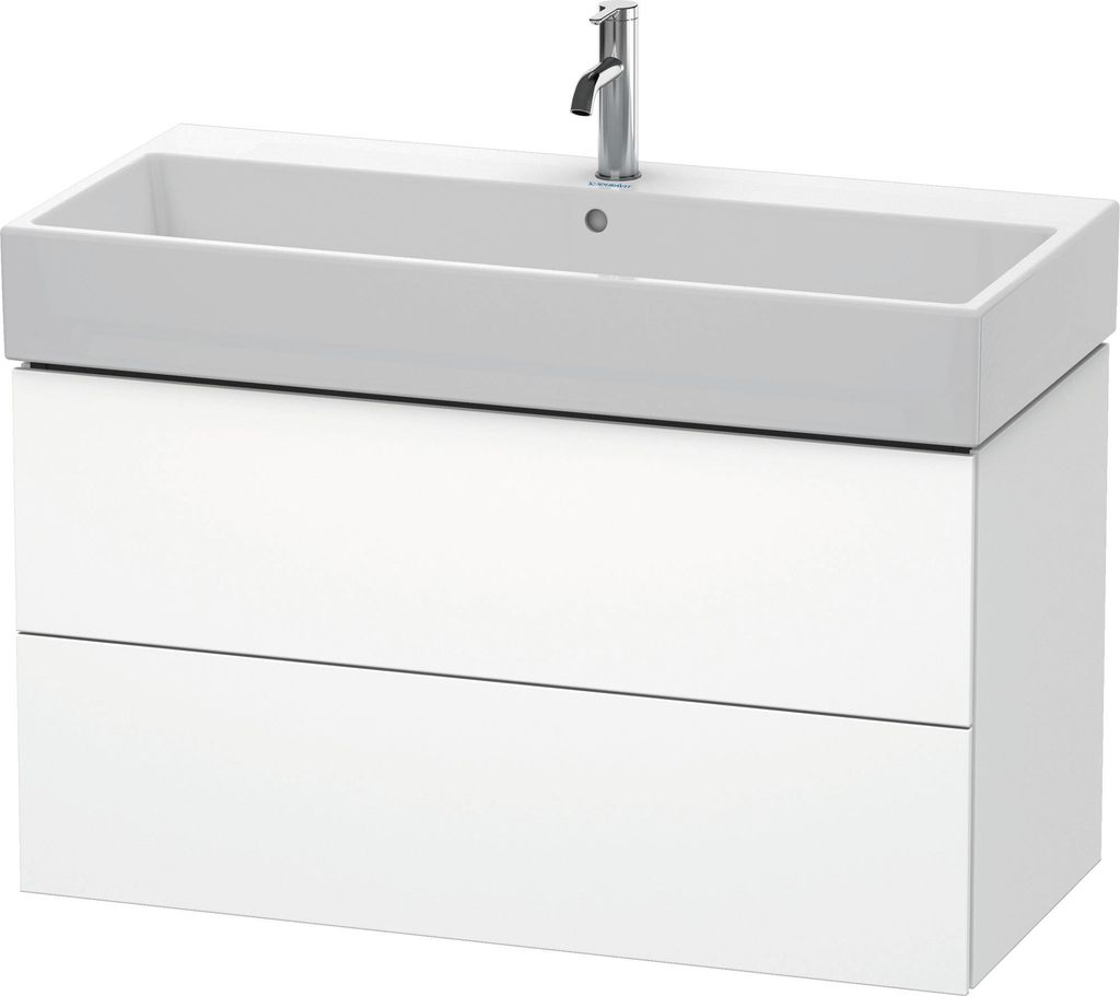 Duravit L-Cube Waschtischunterbau wandhängend, 2 Schubkästen, 984x544x459mm, LC627808484