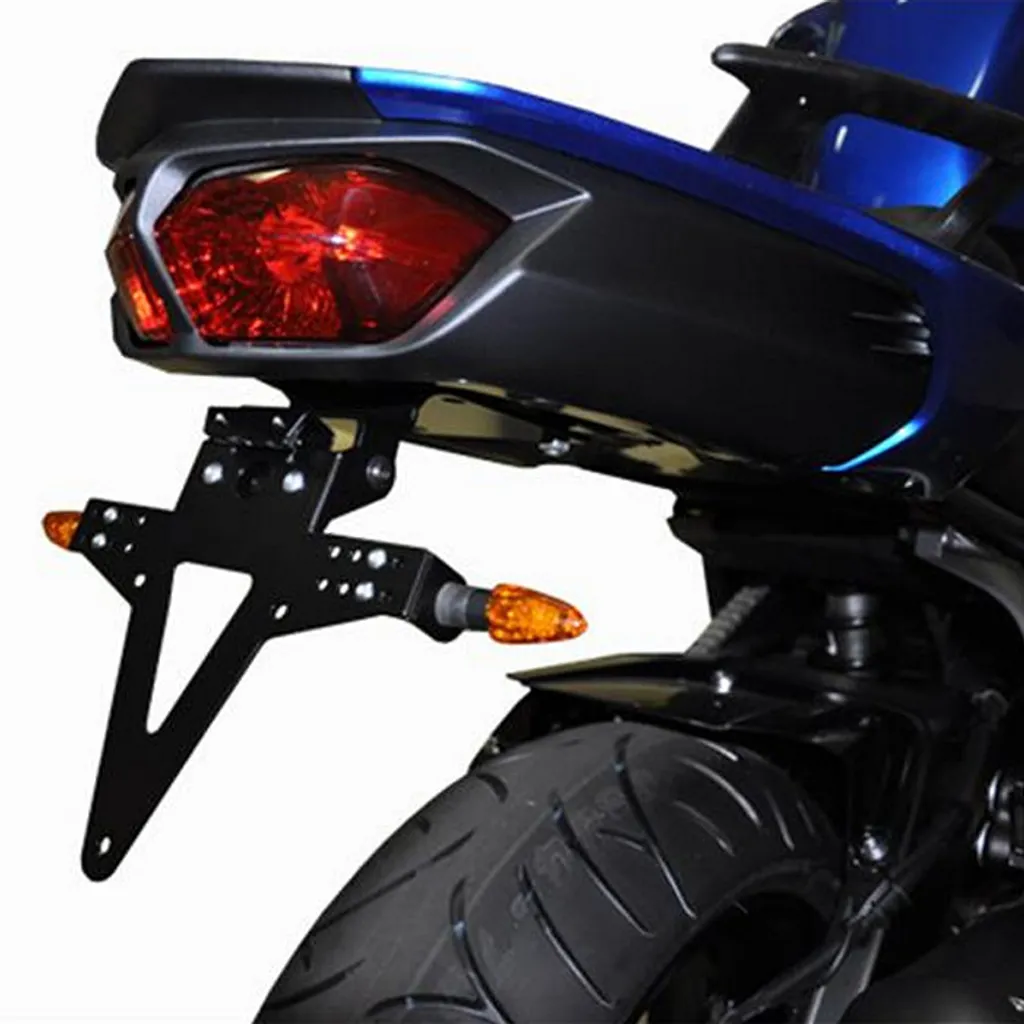 Support de Plaque Yamaha FZ8 2010-2016 : Solution Anti-Vibration Inox