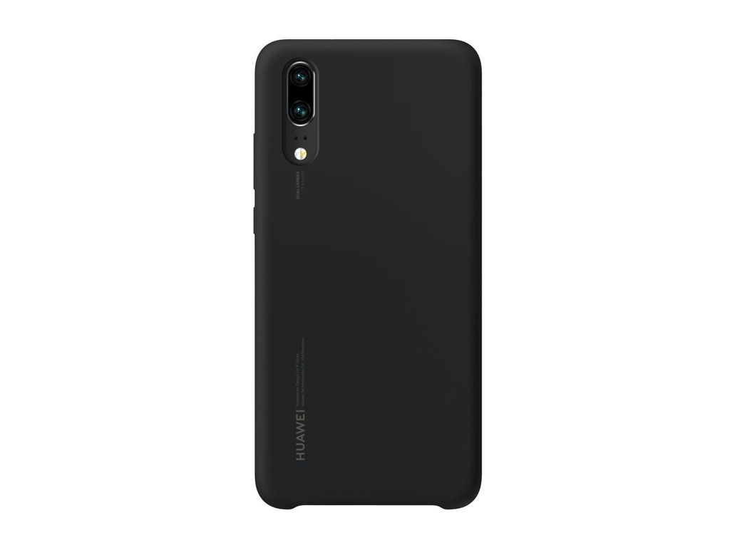 Huawei Silicon Case Custodia per Huawei P20 Nero Immagine del prodotto 