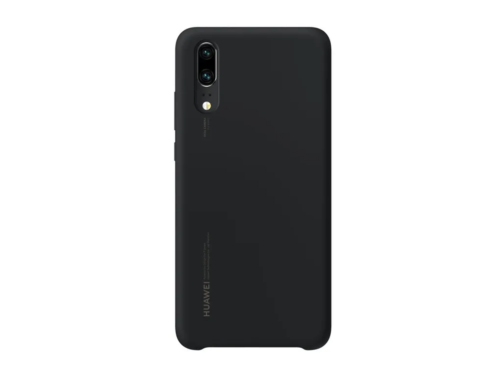 Custodia Originale Huawei P20 Silicon Case Nero | Protezione Antiurto
