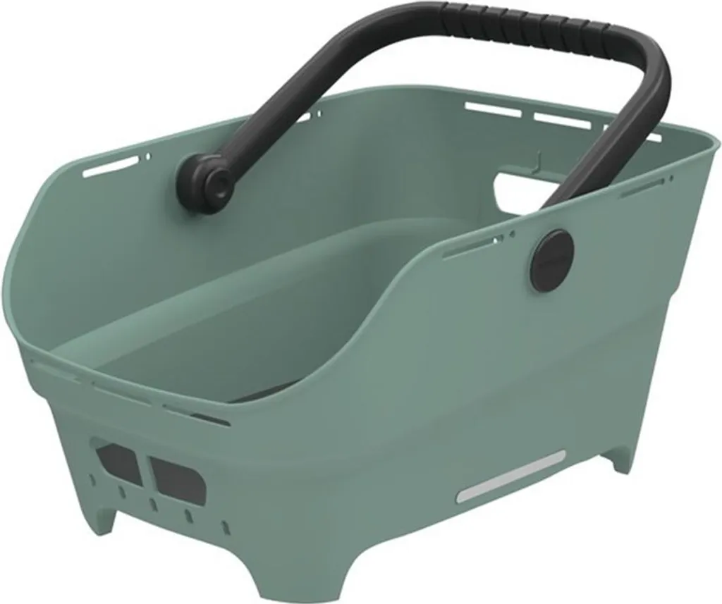Panier de vélo arrière amovible et grand volume Basil Cento vert
