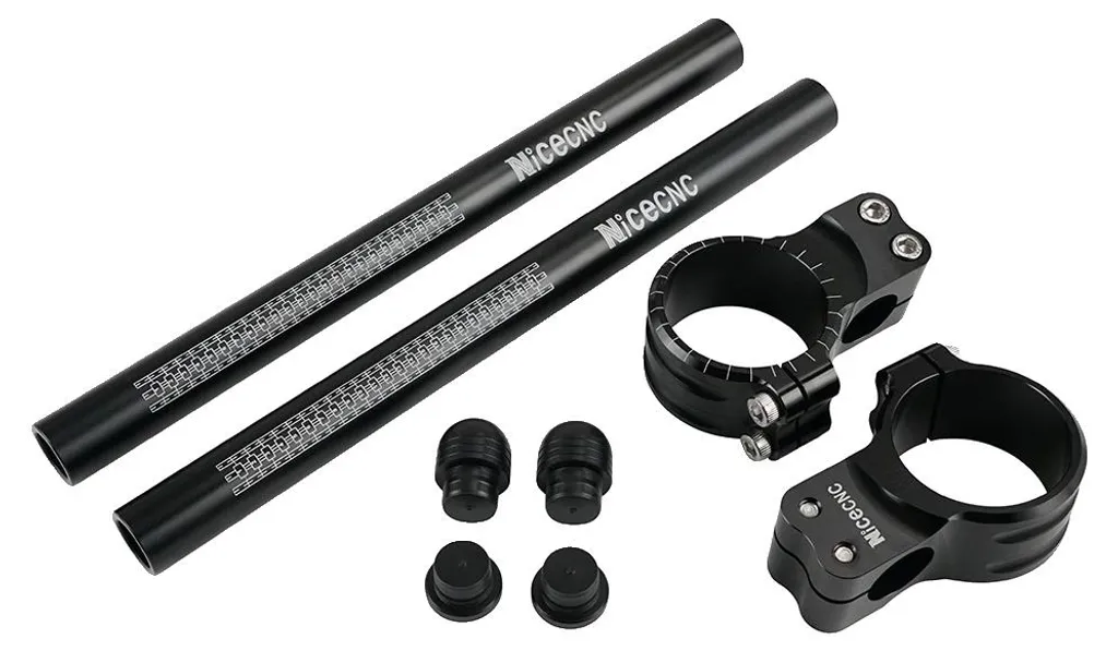 Guidon de 50 mm Noir pour Réduire la Fatigue Poignet et Améliorer le Look