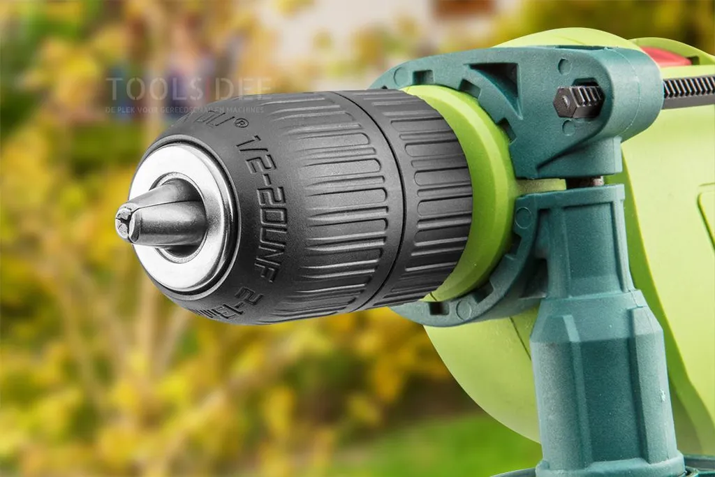 Perceuse à percussion VERTO 850 W avec mandrin auto-serrant robuste - 5