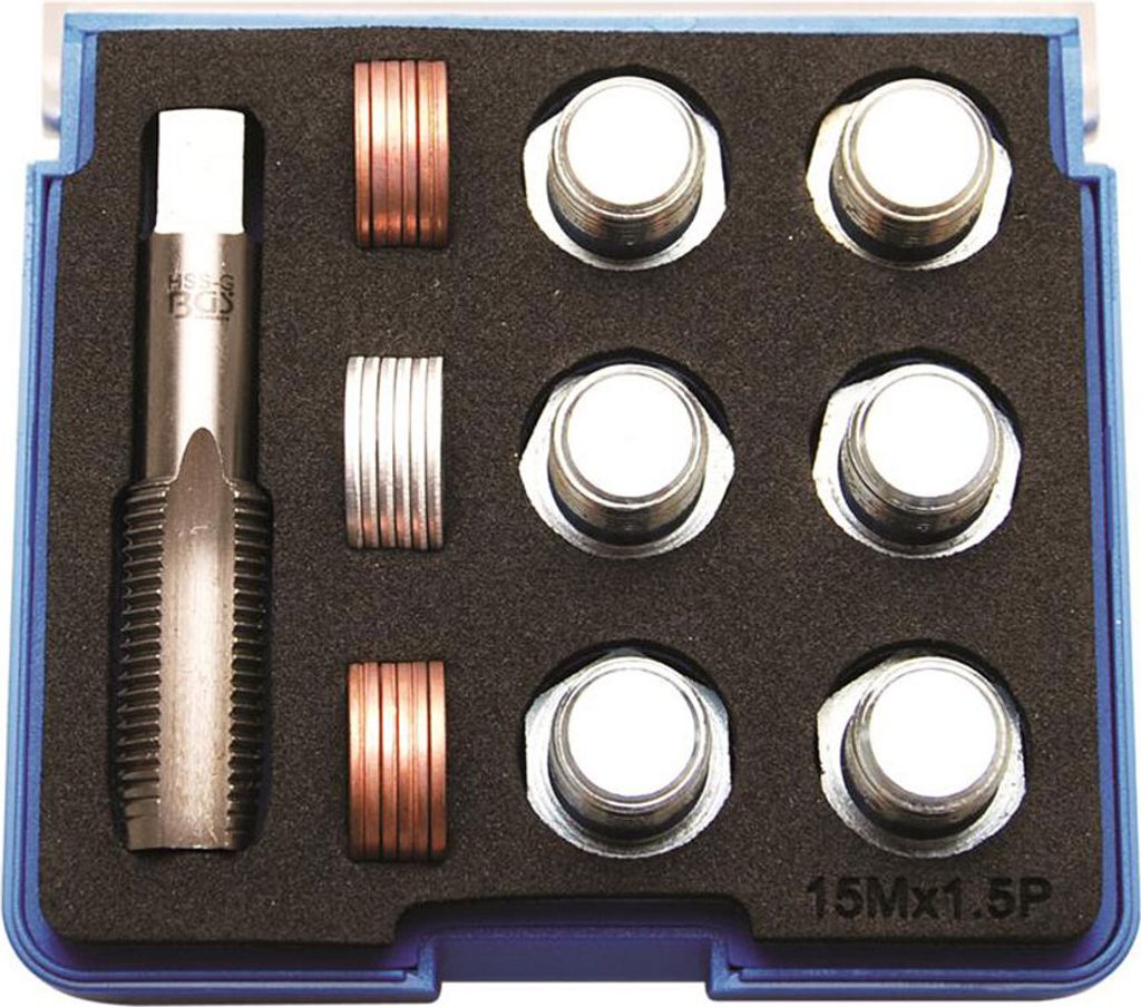 BGS 157 Reparatur-Set für Öl-Ablassgewinde, M15x1.5