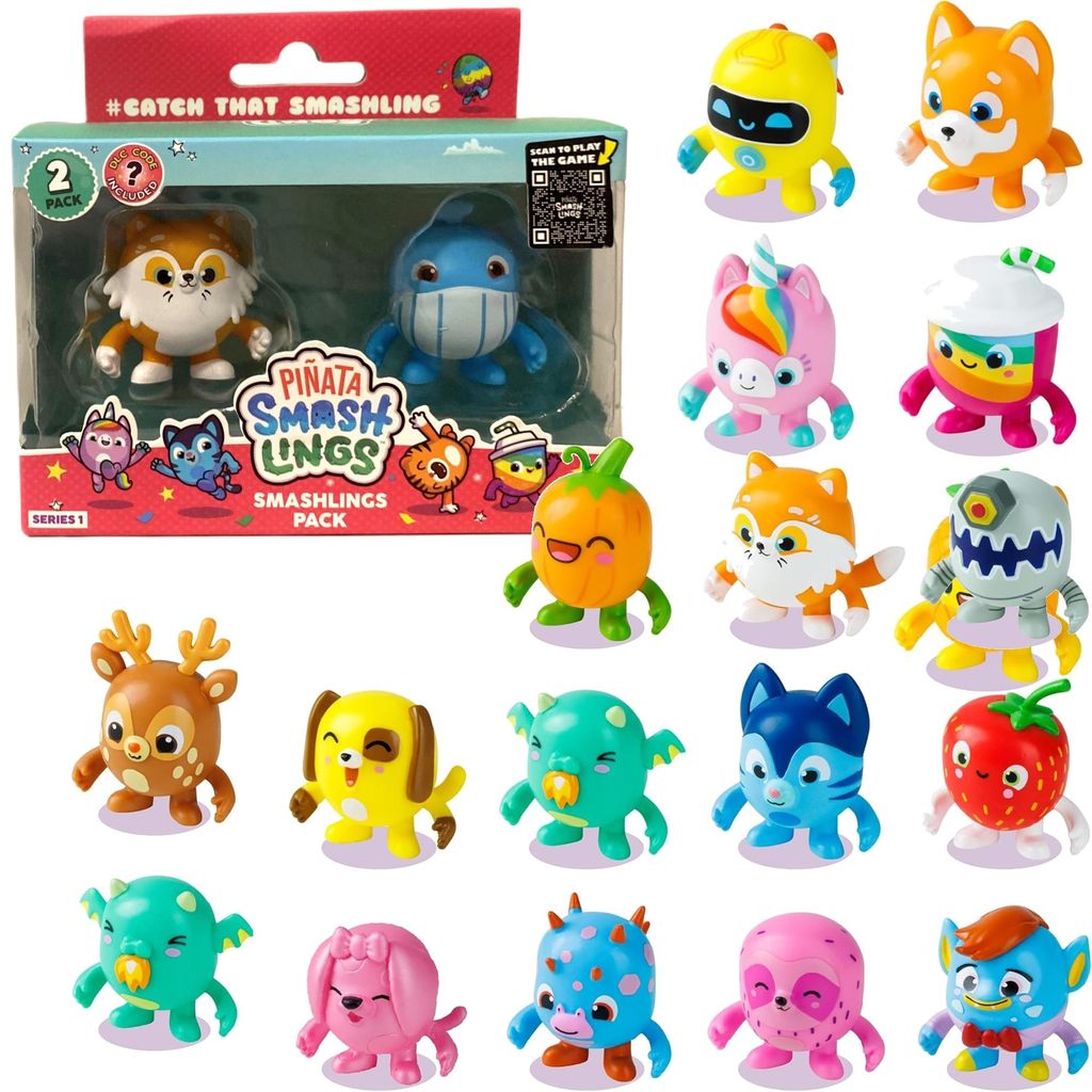 SmashLings Pinata Set 2 zufällige Kreatur Figuren Smashlings Pack