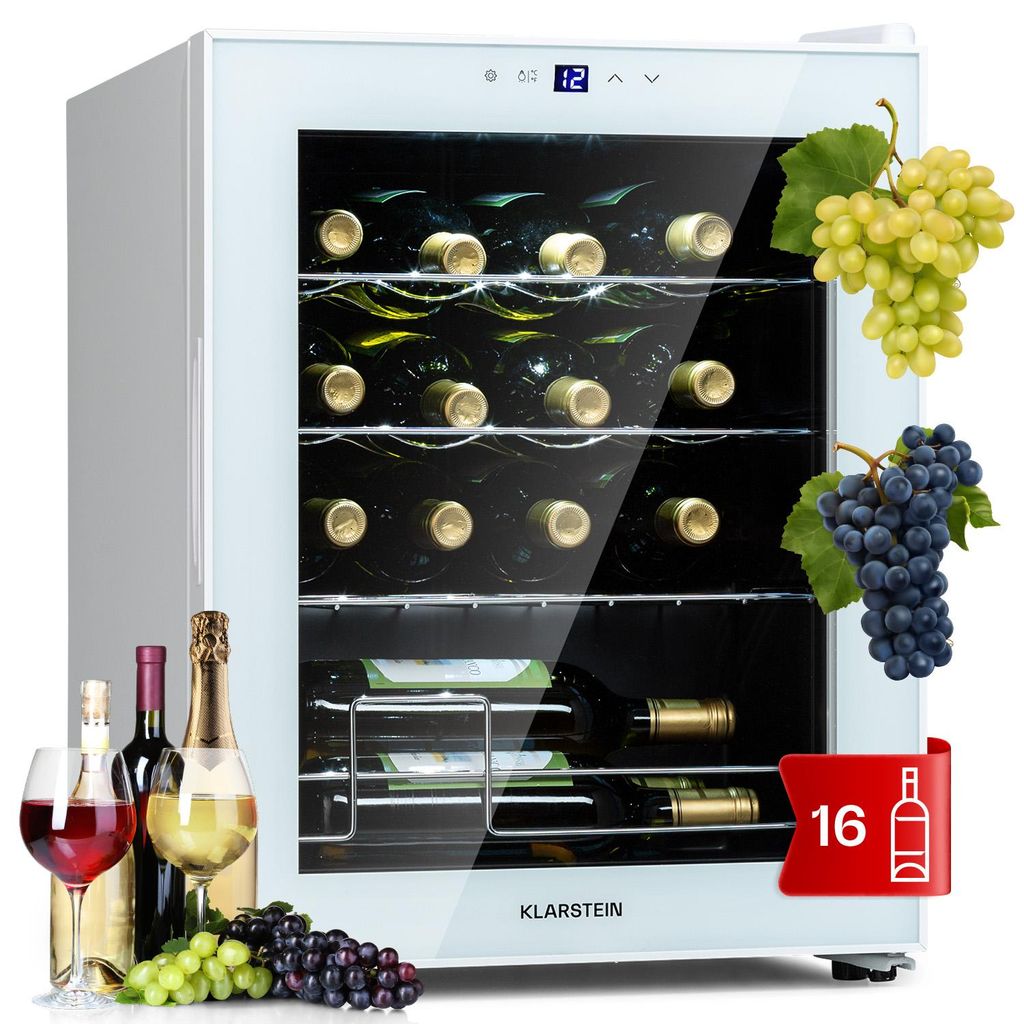 Klarstein Shiraz, malá vinotéka, 1-zóna, skleněné dveře, Obrázek produktu 