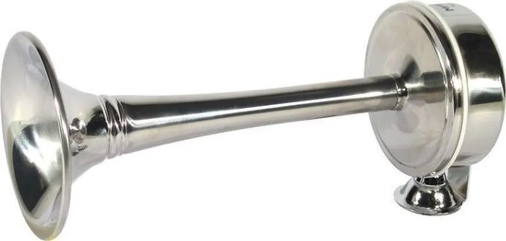 Avertisseur sonore marin Marco DUCK 12V inox 250 mm pour bateaux