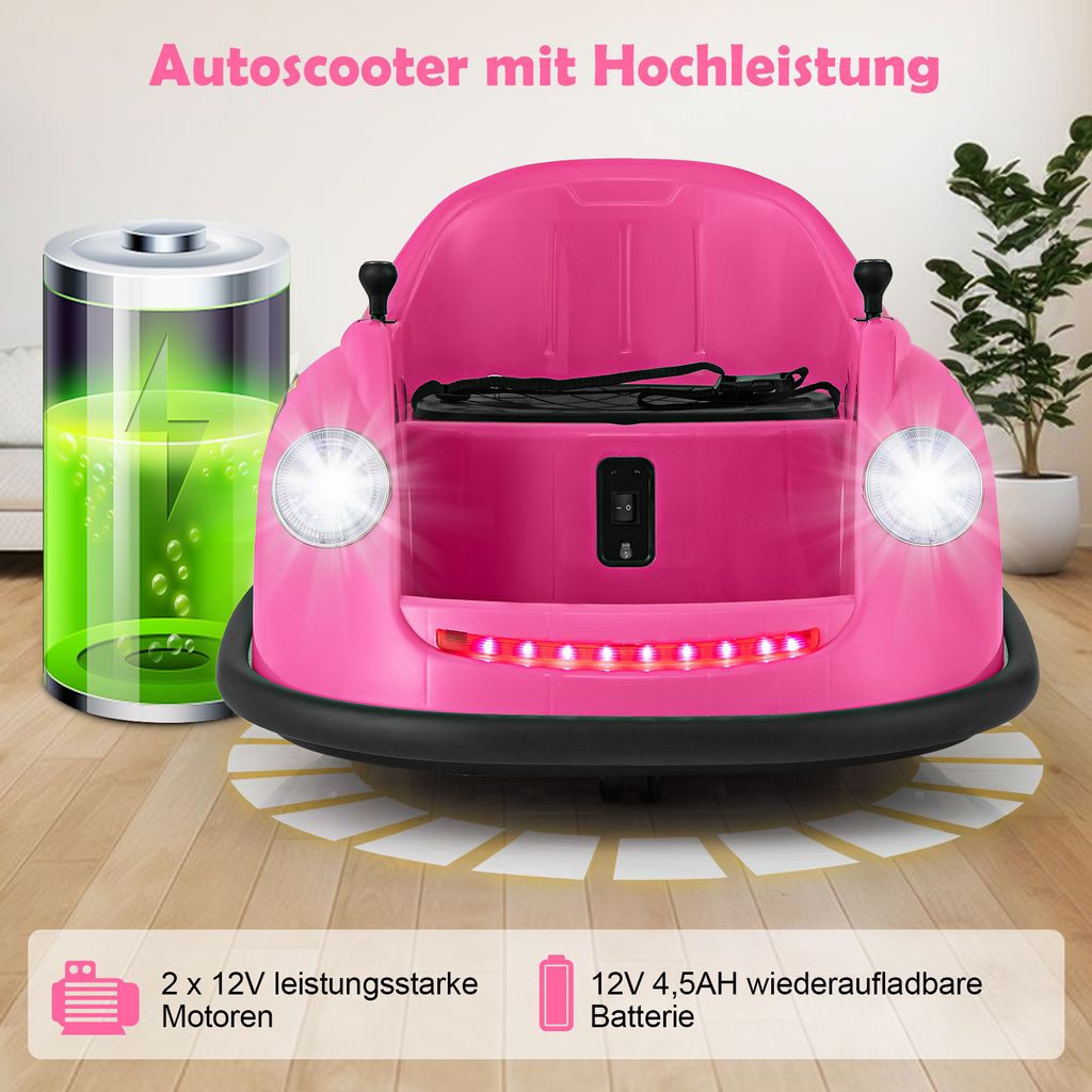 Hulajnoga elektryczna COSTWAY 12V dla dzieci w wieku 2-5 Zdjęcie produktu 4