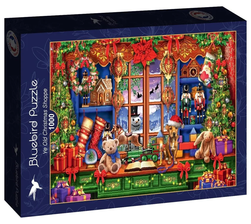 Puzzle Bluebird La Vieille Boutique de Noël 1000 pièces : défi créatif