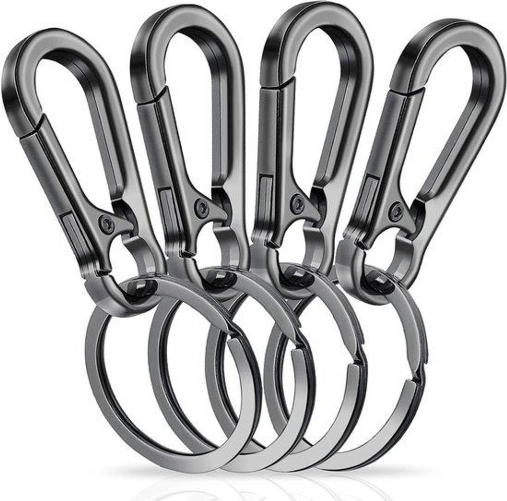 Metallischer Karabinerhalter mit schnellem Öffnungsmechanismus und Zinkbeschichtung, ideal für den täglichen Gebrauch