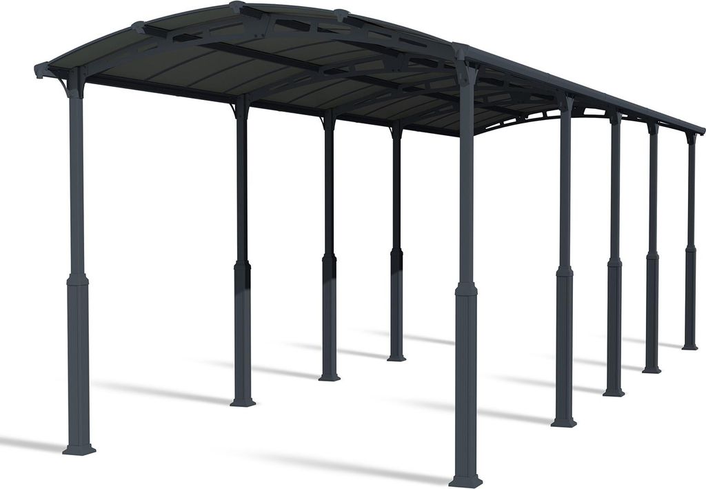 Palram - Canopia Aluminium Carport Arcadia Alpine 10600 Anthrazit 1072x359x352 cm