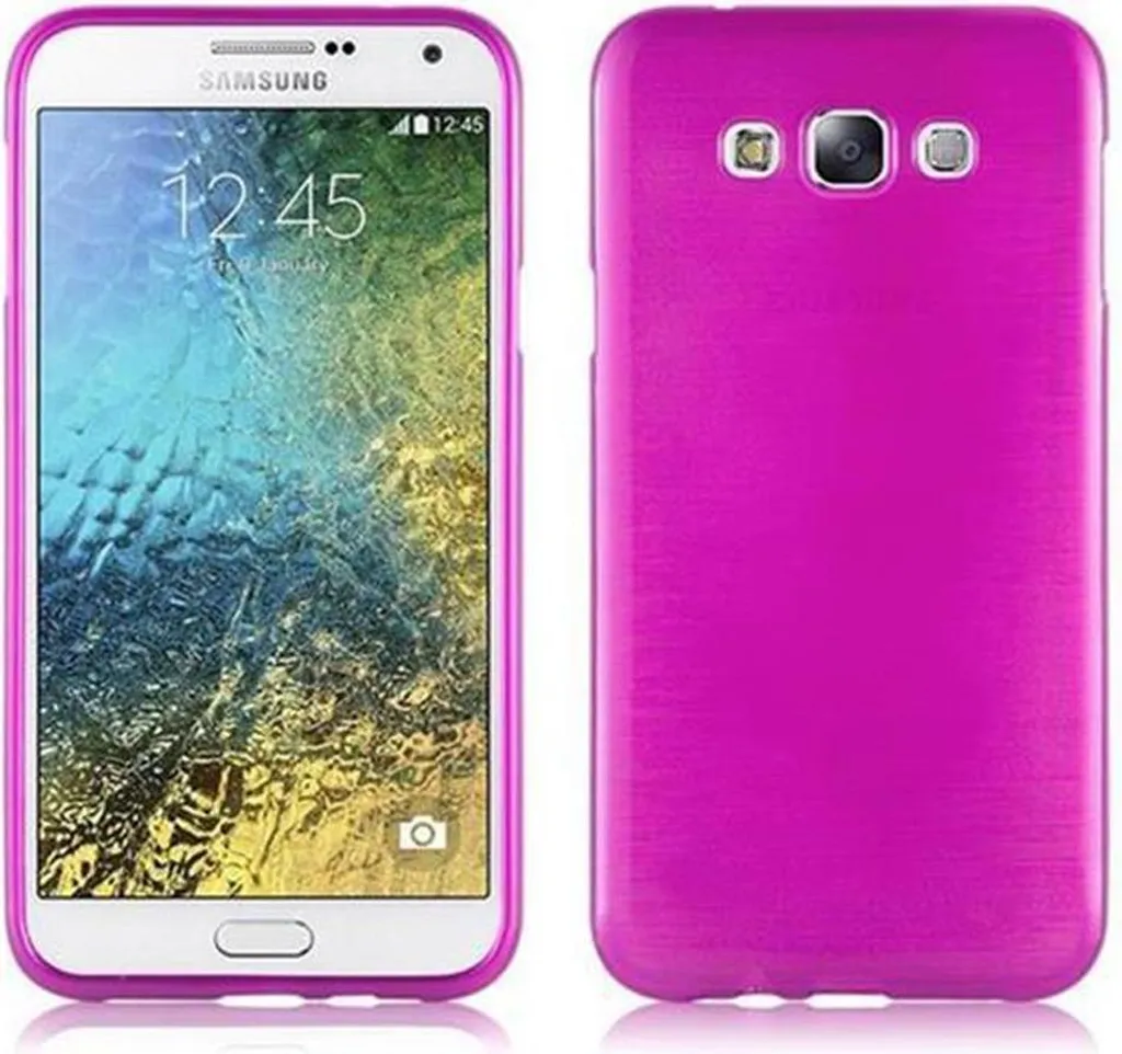 Cadorabo Cover Rosa Samsung Galaxy E7 | Protezione Bimbi e Graffi