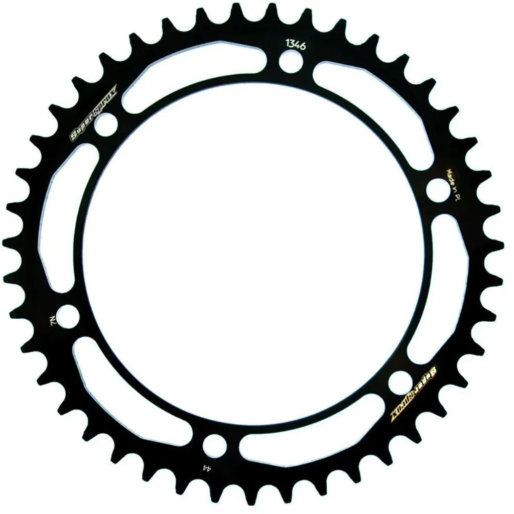Pignon Arrière Supersprox 525 44Z Noir RFE-1346:44-BLK pour Moto