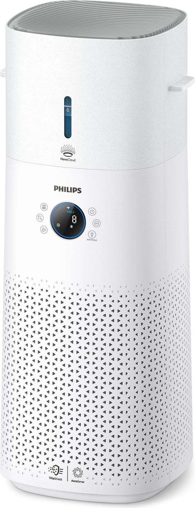 Philips 2-in-1-Luftreiniger der Serie 3000, bis zu 131 m2, weiß (AC3737/10)