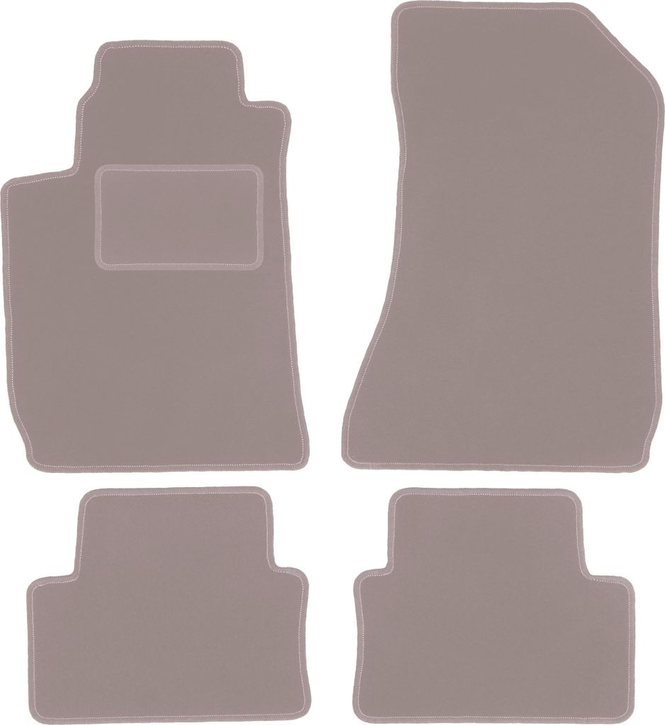 Beige Veloursmatten für: Alfa Romeo 159 Limousine, Kombi, Estate, Sportwagon (2006-2011)