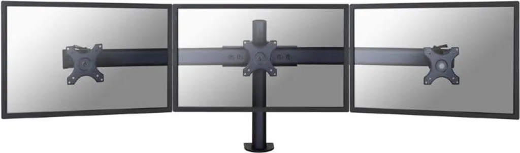 Support de bureau triple moniteur Neomounts pour écrans LCD et LED