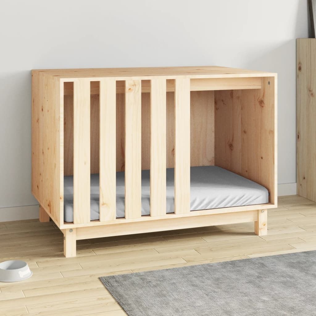 Stabli Hundehütte 90x60x67cm Massivholz Kiefer - DE568432 - Hunde-Transportboxen