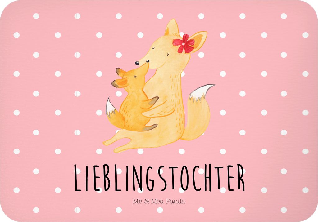Mr. & Mrs. Panda magnet Fuchs Mama - Rot Pastell - Geschenk, whiteboardmagnet, Schoß, zettelhalter, designmagnet, Muttertag, Lieblingstochter, Kü...