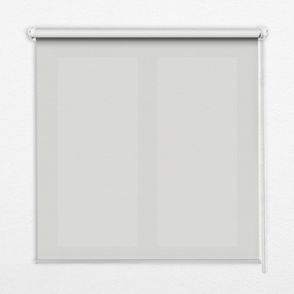 Seitenzug-Rollo Fensterrollo Jalousie - Lichtdurchlässig Springrollos - 60x180 cm - Hellgrau